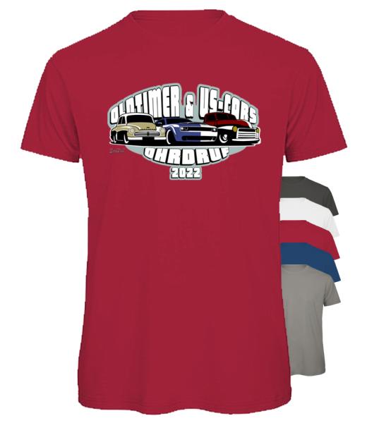 T-Shirt mit Motiv von Oldtimer / US-Cars Ohrdruf 21Ver2